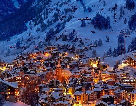 Zermatt resort view
