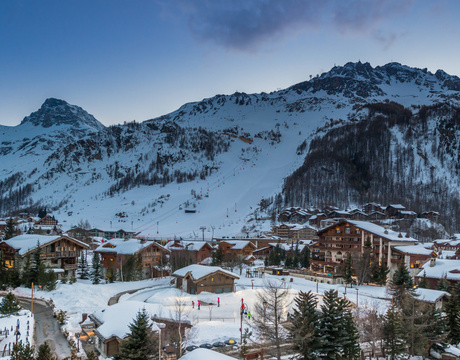 Ski chalets in the Espace Killy area of Val d'Isere and Tignes